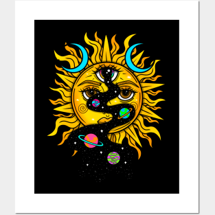 Sun drip Posters and Art